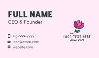 Tulip Flower Garden Business Card