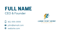 Electric Thunder Man Business Card