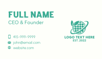 Organic Solar Power  Business Card Design