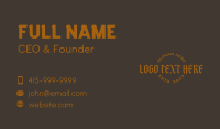 Barber Business Card example 4