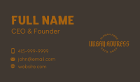 Street Urban Wordmark Business Card Image Preview