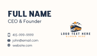 Bus Mountain Adventure Business Card Design