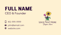 Natural Wild Flowers  Business Card