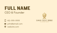 Burial Urn Memorial Business Card