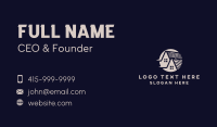 Wave Roof Pattern Business Card