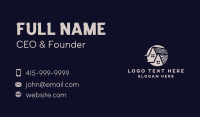 Wave Roof Pattern Business Card Design