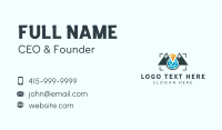 Mountain Camera Lens  Business Card