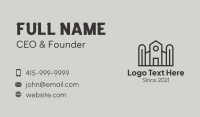 Warehouse Structure Building Business Card