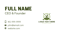 Golf Ball Club Business Card