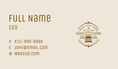 Artisan Woodwork Spokeshave Business Card Image Preview