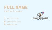 Teddy Bear Party Event Business Card Design