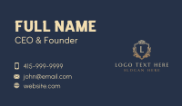 Luxury Shield Crown Business Card