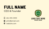 Soccer Field Tournament Business Card