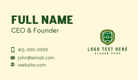 Soccer Field Tournament Business Card