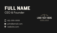 Mechanic Wrench Industry Business Card