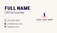 CNC Laser Fabrication Business Card