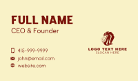 Animal Safari Lion Business Card