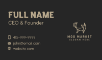 Luxe Fox Monoline Business Card Image Preview