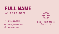 Target Business Card example 3