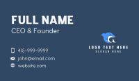 Mad Dolphin Mascot Business Card