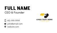 Toucan Yellow Beak  Business Card