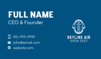 Justice Scale Law Firm  Business Card