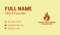 Cuisine Business Card example 1