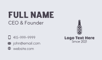 Industrial Beer Bottle  Business Card Design