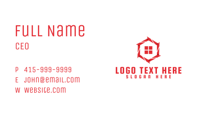 Red Home Builders Business Card