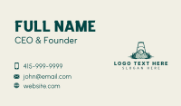 Grass Mowing Landscaping Business Card Design