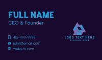 Game Cube Esport Business Card Design