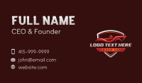 Automotive Car Racer  Business Card