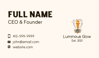 Diamond Light Bulb Business Card Image Preview