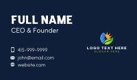 Solar Energy Leaf Business Card