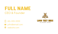 Wheat Farm Windmill Business Card