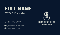 Monoline Guitar Meter Business Card