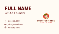 Shawarma Pita Wrap Business Card