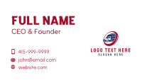 Delivery Truck Transportation Vehicle Business Card Design