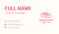 Pink Eye Beauty Business Card