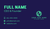 Eco Startup Letter S  Business Card Design