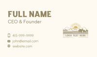 Ranch Farm Produce Business Card Design