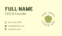 Tropical Tiki Hut Resort Business Card