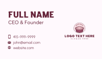 Pie Baker Patisserie Business Card Design