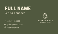 Mushroom Plant Forest Business Card