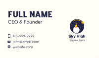 Child Shooting Star Business Card