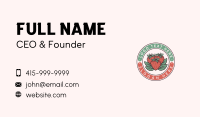 Strawberry Organic Homegrown Business Card