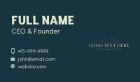 Aesthetics Boutique Wordmark Business Card