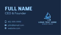 Cleaning Water Droplet  Business Card Design