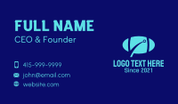 Digital Rugby Ball Business Card