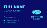 Digital Rugby Ball Business Card Design